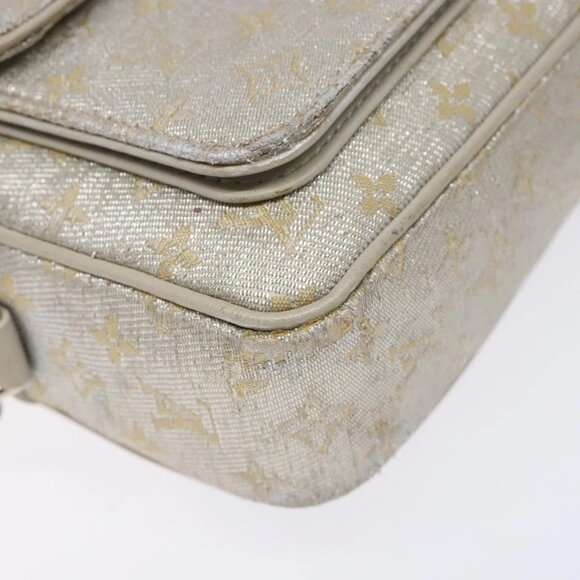 LOUIS VUITTON Monogram Shine McKenna Shoulder Bag Gold M92363 LV Auth 141900 - Picture 4 of 16